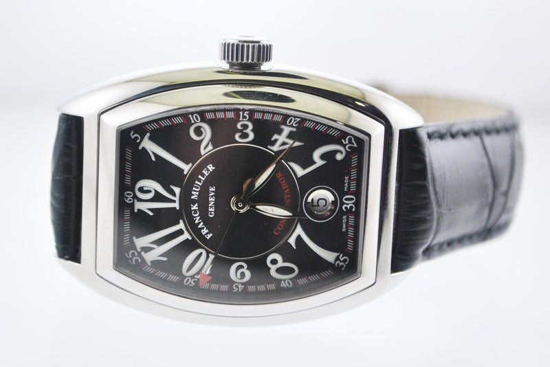FRANCK MULLER Conquistador Master of Complication #096 Jumbo Wristwatch Tonneau Case in Stainless Steel - $15K VALUE APR 57