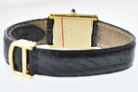 Cartier Tank Paris Mechanic Wristwatch Rectangle Triple Signed in 18K Rose Gold - $20K VALUE APR 57