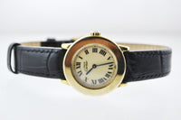 Must de Cartier Vermeil Argent Quartz Wristwatch Round in Yellow Gold Electroplated - $6K VALUE APR 57