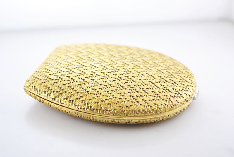 Vintage Designer Collectible Compact Case in 18K Yellow Gold with Diamonds - $10K VALUE APR 57