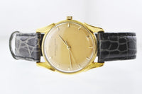 1940's Vacheron Constantin Extremely Rare Vintage Wristwatch in 18 Karat Yellow Gold on Leather Strap - $30K VALUE APR 57
