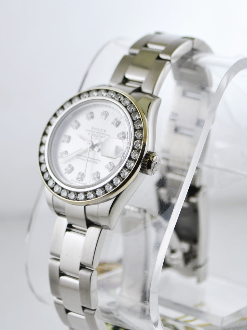 Rolex Datejust Lady's Wristwatch w/ Diamond Bezel and Dial in Stainless Steel - $50K APR w/ COA APR 57