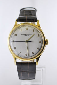 VACHERON CONSTANTIN 1950's Classic Wristwatch in 18K Yellow Gold on Handmade Croco Leather Strap - $35K VALUE APR 57