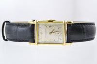 VACHERON CONSTANTIN 1950's Men's Watch 18 Karat Yellow Gold Rectangular Case with Sub-dial - $30K VALUE APR 57