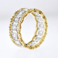 BUCCELLATI Contemporary Handmade Rango Style Diamond Ring in 18K Gold - $20K VALUE APR 57