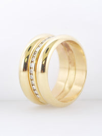 Contemporary High-End Designer Diamond Ring/Band in Rose Gold - $8K VALUE APR 57