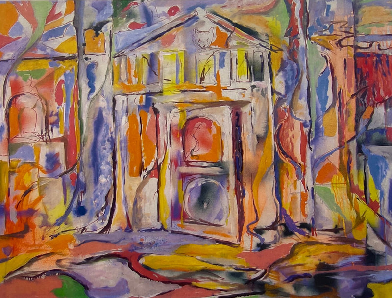PETER PASSUNTINO "Doorway #1" Oil on Canvas - $1.5K Appraisal Value! APR 57