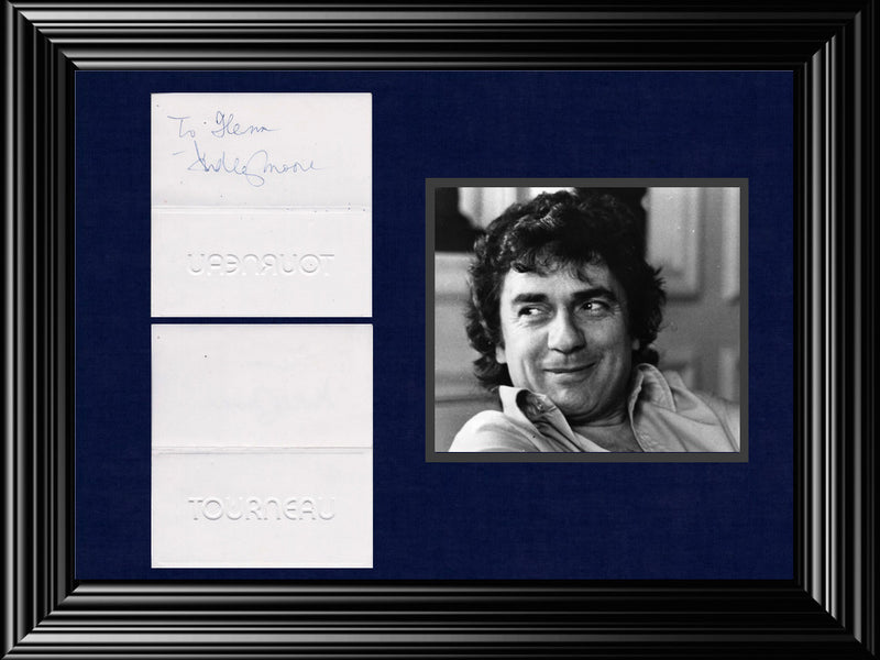 Late Actor, Comedian, Musician, Entertainer Arthur Star Dudley Moore Signed Tourneau Card - $1K VALUE APR 57