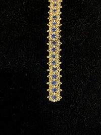 JGJLRY 1950’s Buccellati-Style 18K Yellow Gold Bracelet with 154-Diamonds and 22-Sapphires! - $100K Appraisal Value w/ CoA! APR 57