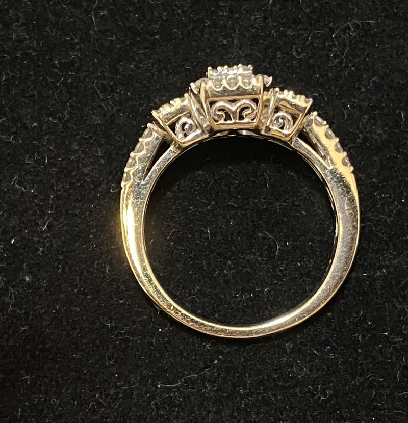 Unique Designer Solid White Gold Ring with 55-Multi-cut-Diamonds - $15K Appraisal Value w/CoA} APR57