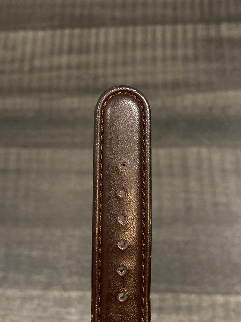 CITIZEN Dark Brown Leather Padded Watch Strap - $300 APR VALUE w/ CoA! ✓ APR 57