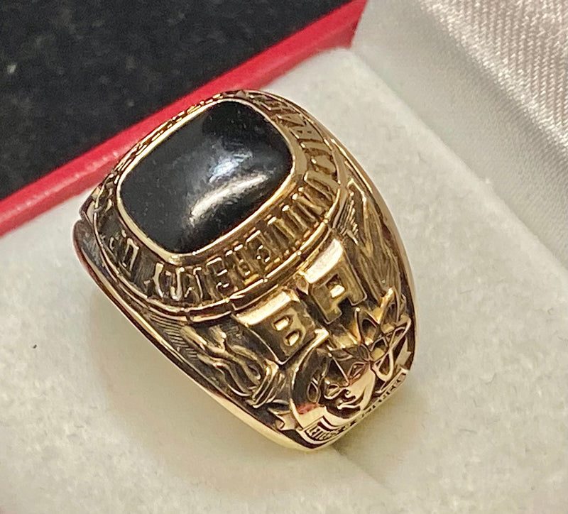 1984 University of Wisconsin Letters & Science Class Ring in Solid Yellow Gold - $7K Appraisal Value w/CoA} APR57