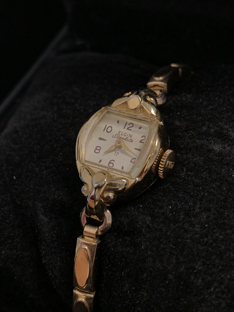 ELGIN Starlite Vintage c. 1940s  Ladies Wristwatch - $3.5K APR Value w/ CoA! APR 57
