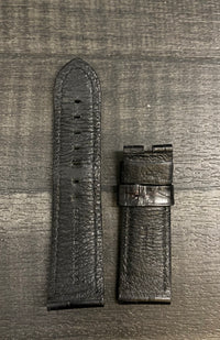 PANERAI Black Padded Crocodile Leather Watch Strap - $700 APR VALUE w/ CoA! ✓ APR 57