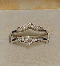 Unique Designer Solid White Gold 18-Diamond Enhancer Ring - $6K Appraisal Value w/CoA} APR57