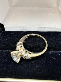 Solid White Gold 15-Diamond Engagement Ring - $30K Appraisal Value w/ CoA!