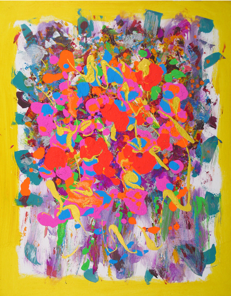 WAYNE ENSRUD "Razzle Dazzle" Acrylic on Canvas, 2008 APR 57