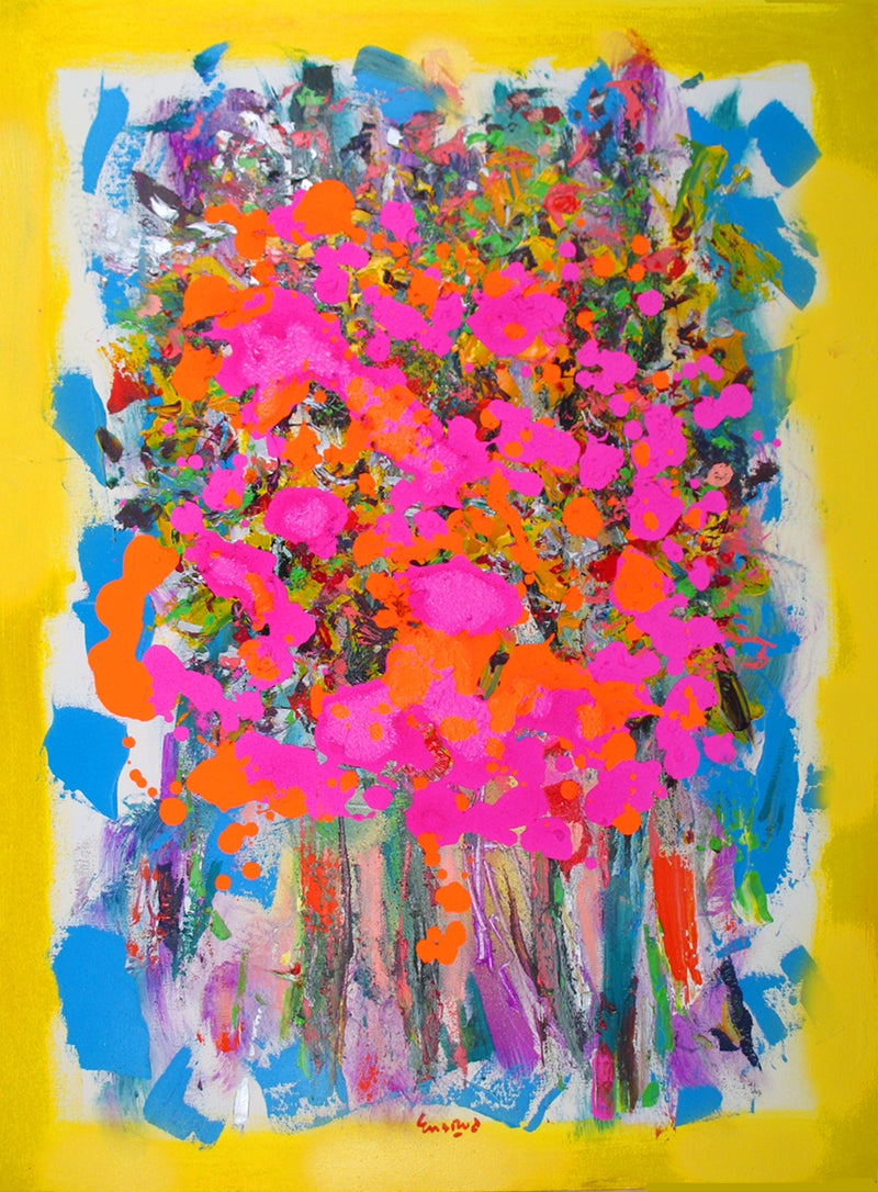 WAYNE ENSRUD "Vivi Blossoms" Acrylic on Canvas, 2008 APR 57