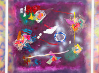 WAYNE ENSRUD "Ramblin" Acrylic and Fiber Paper on Canvas, 2010 APR 57