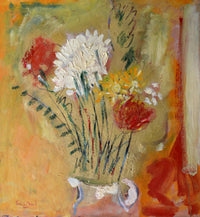 WAYNE ENSRUD "Golden Bouquet" Acrylic on Canvas, C. 1985 APR 57