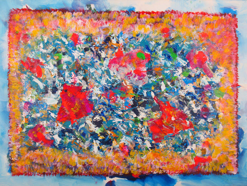 WAYNE ENSRUD "Colors Of My Mind" Acrylic on Canvas, 2012 APR 57