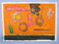 WAYNE ENSRUD "Mockingbird" Acrylic and Fabric on Canvas, 2009 APR 57
