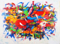 WAYNE ENSRUD "Four Queens" Acrylic on Canvas, 2011 APR 57