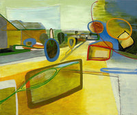 Jean Arnold, 'East Prater: Convergence,' Urban Motion Series, Oil on Canvas, Framed, 2005 - Appraisal Value: $18K APR 57