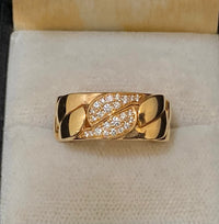CARTIER Brand-New Vintage Design 18K Rose Gold with 24 Diamonds Ring - $20K Appraisal Value w/CoA} APR57