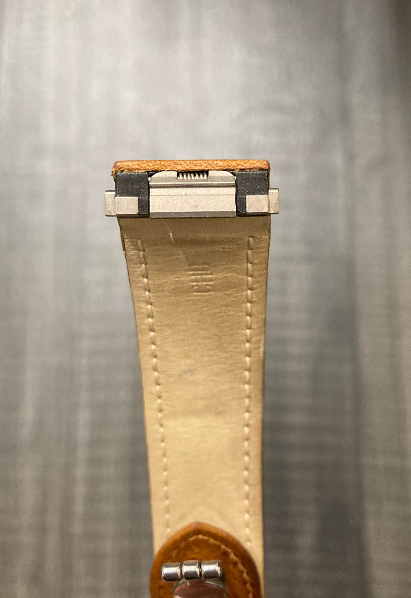 CARTIER Roadster Brown Leather Watch Strap for Deployment - $650 APR VALUE w/ CoA! ✓ APR 57
