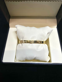 CARTIER Love Bracelet 18K Yellow Gold with 10 Diamonds! - $20K Appraisal Value w/ CoA! APR 57