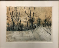 Bernard Gantner, 'Snowy Woods', Limited Edition Print (273 of 375) - Appraisal Value: $3K* APR 57