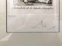 Salvador Dali, 'Antecedentes De Los Tripodes Fotograficos', Original Limited Edition Print - 27 of 200, 1977 - Appraisal Value: $20K* APR 57