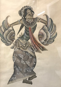 DRAWING OF A BALINESE DANCER IN TRADITIONAL COSTUME, Appraisal Value: $1K * APR 57