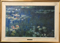 Claude Monet (After), 'Water Lillies', Artagraph® Print on Canvas, Framed - Appraisal Value: $1.5K* APR 57