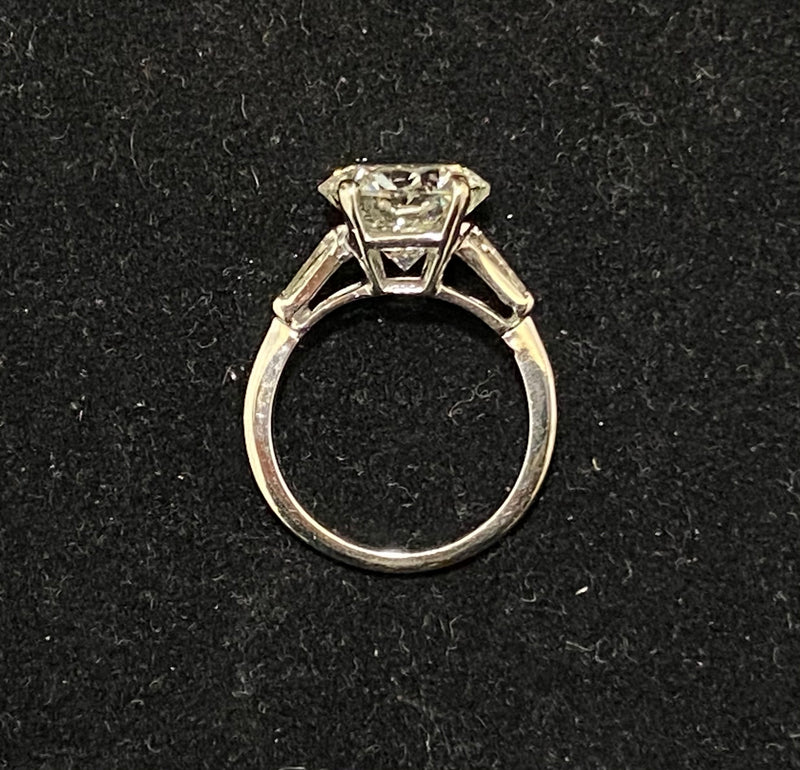 Unique Designer's Platinum 5 ct Diamond with Accent Engagement Ring - $300K Appraisal Value w/CoA} APR57