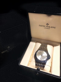 PATEK PHILIPPE Neptune 5080 Stainless Steel Automatic Men's Watch w/ Rare Platinum Dial - $40K Appraisal Value! ✓ APR 57
