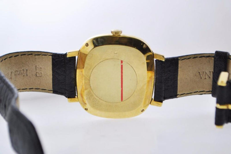 VACHERON CONSTANTIN Vintage 1960's TV Style 18K Yellow Gold Wristwatch with Black Onyx Dial - $60K Appraisal Value! ✓ APR 57