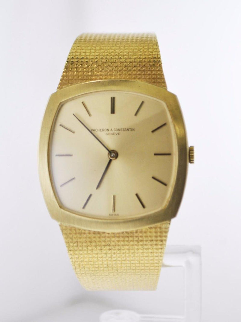 VACHERON CONSTANTIN  Vintage 18KYG Men’s Mechanical Bracelet Watch, Ref. #7588 - $60K Appraisal Value! ✓ APR 57