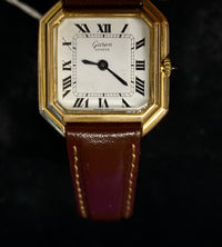 GAREN Vintage 1970's Cartier Tank Style Gold Tone Ladies Watch - $5K Appraisal Value! ✓ APR 57