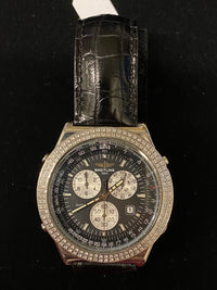 BREITLING Navitimer Jupiter Pilot Chronograph w/ 160 Diamonds! - $10K Appraisal Value! ✓ APR 57