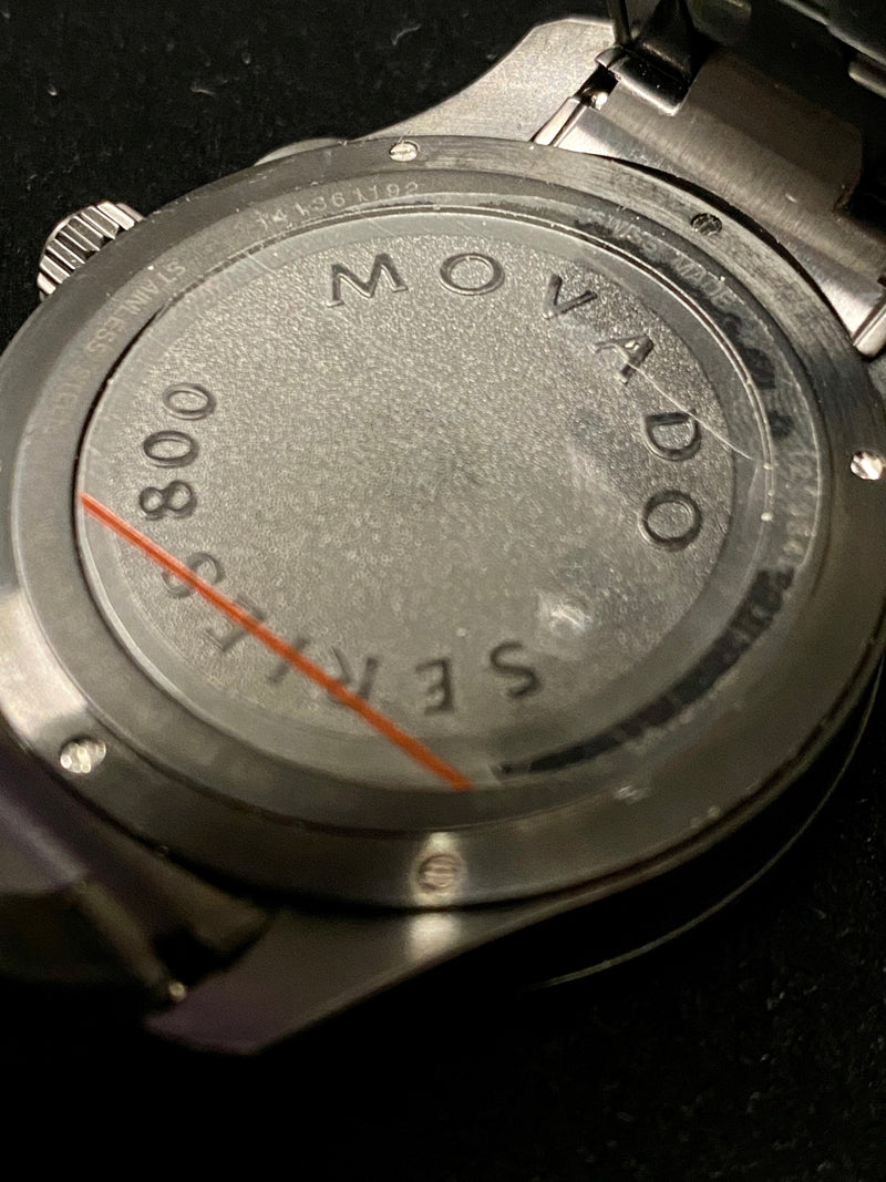 MOVADO Series 800  Men's Chronograph w/ Black Ceramic Case - $6K Appraisal Value! ✓ APR 57