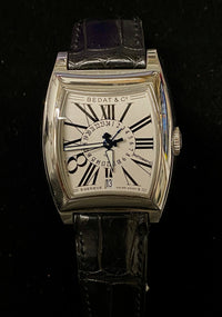 BEDAT & CO. No. 3 Automatic SS Men's Wristwatch w/ Date Feature & 24-Hour Dial - $6K Appraisal Value! ✓ APR 57