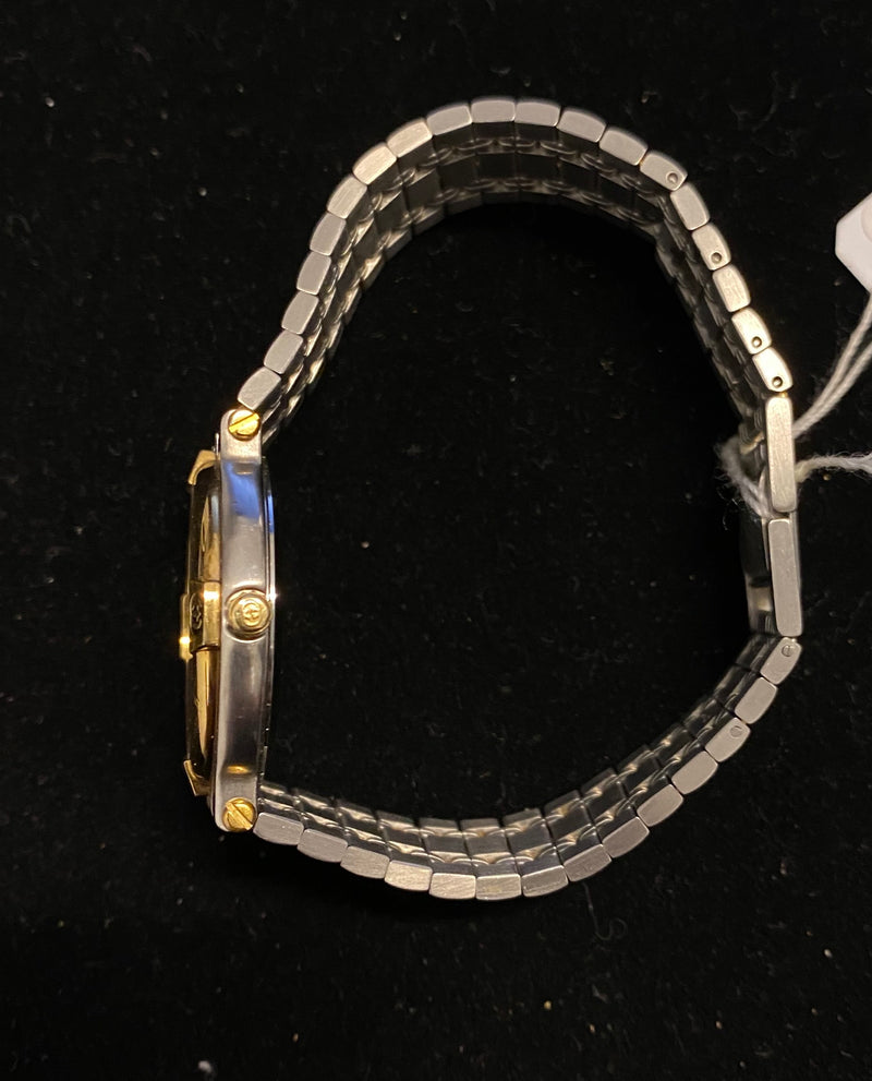 GUCCI Classic Date Quartz Unisex Two Tone Watch, Ref. 9000M