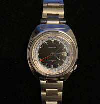 SEIKO World Time Stainless Steel Automatic Men's Wristwatch - $5K Appraisal Value! ✓ APR 57