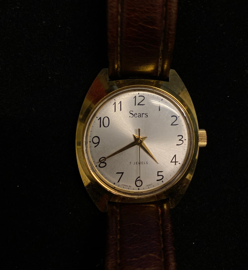 SEARS Vintage 1970s Incredible 7-Jewels Men's Watch - $2K Appraisal Value! ✓ APR 57