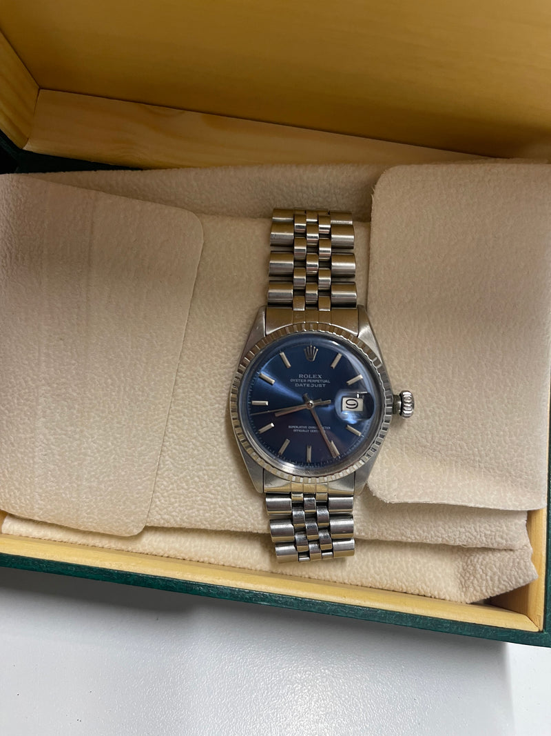 Excel Behandling rækkevidde Rolex Oyster Perpetual Datejust Watch Chronometer 14K YG & SS