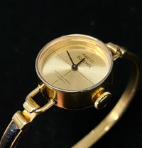 MARCEL BOUCHER Incredible Vintage 1970's Ladies Rose Gold-tone Bangle Watch - $3K Appraisal Value! ✓ APR 57