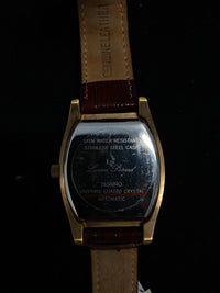 LUCIEN PICCARD Rare Tonneau Gold-tone Men's Dress Chronograph Watch - $1.8K Appraisal Value! ✓ APR 57
