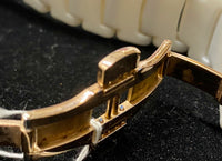 VERSACE Jumbo DV One DV1 Ceramic & Rose Gold Automatic Watch w/ Date Feature - $10K Appraisal Value! ✓ APR 57